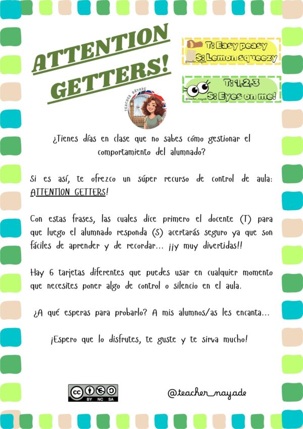 ATTENTION GETTERS!