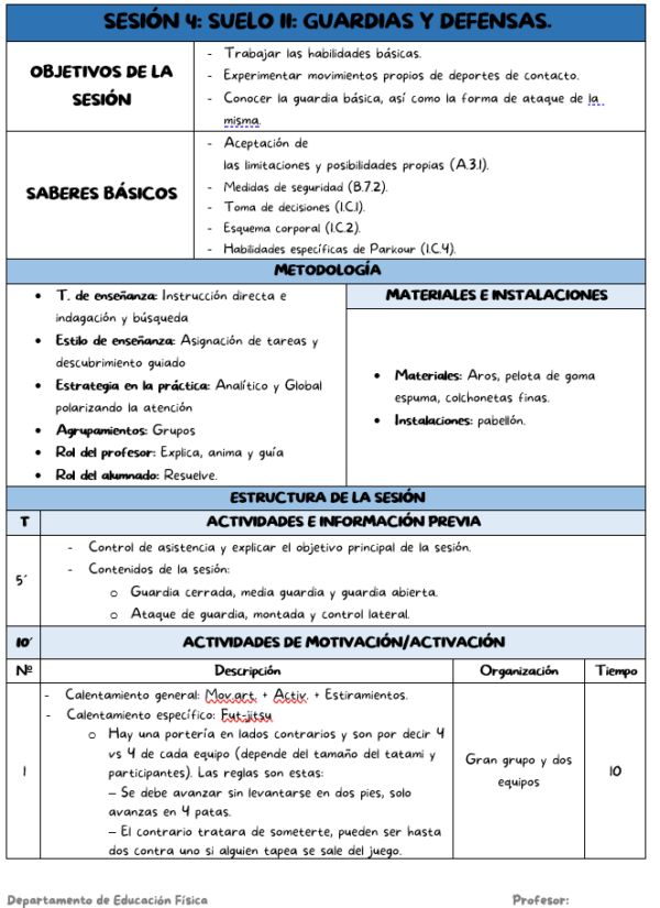 Situación de aprendizaje - JUDO Y JUI-JITSU - Imagen 6