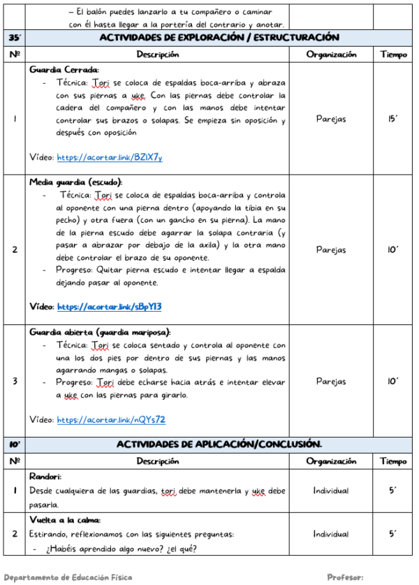 Situación de aprendizaje - JUDO Y JUI-JITSU - Imagen 7
