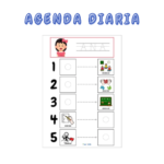 Agenda visual diaria: Organiza el día