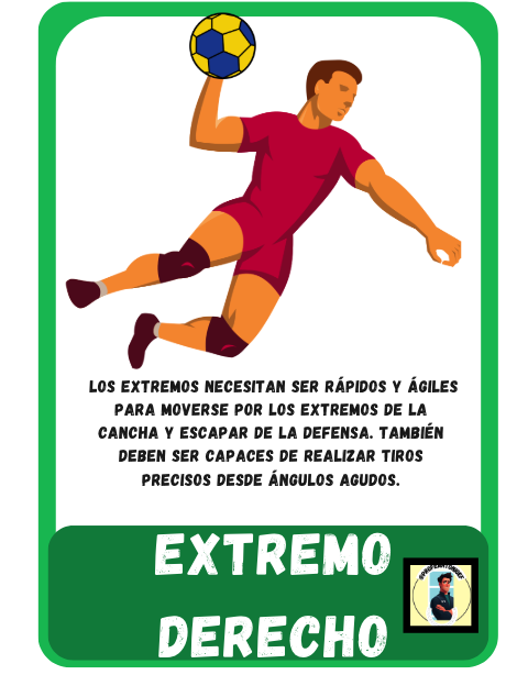 MAZO DE CARTAS BALONMANO (PUESTOS ESPECÍFICOS)