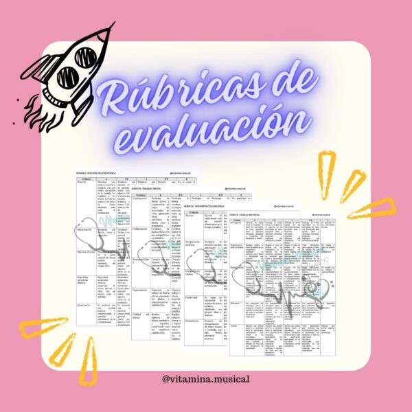 Rúbricas de evaluación para música