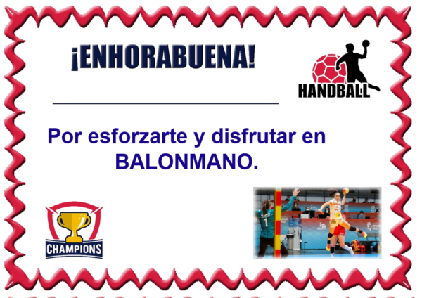 Situación de aprendizaje BALONMANO en 5º y 6º Primaria utilizando el Modelo de Educación Deportiva: incluye sesiones, registros, instrumentos de evaluación y diplomas. - Imagen 2