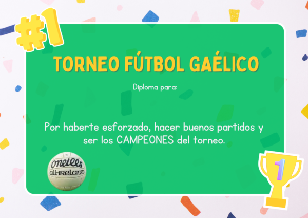Situación aprendizaje: Adaptamos Fútbol Gaélico a 4º, 5º y 6º Primaria. 21 documentos la mayoría editables.