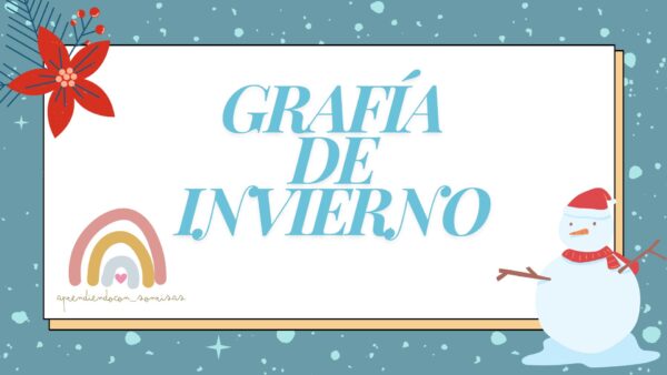 Grafía vocabulario de invierno