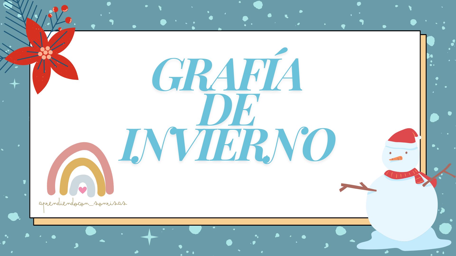 Grafía vocabulario de invierno