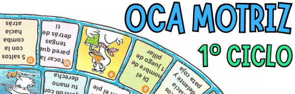 OCA MOTRIZ para diferentes cursos de Primaria. Con diferentes retos de EF. En A4 y A3 - Imagen 2