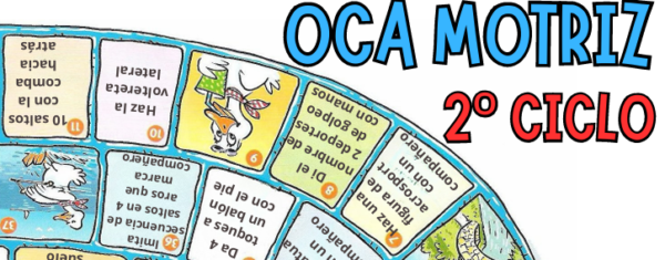 OCA MOTRIZ para diferentes cursos de Primaria. Con diferentes retos de EF. En A4 y A3 - Imagen 3