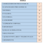 JUEGOS de EF para 12 unidades didácticas de 4º, 5º y 6º de Primaria.