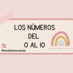 Los números del 0 al 10