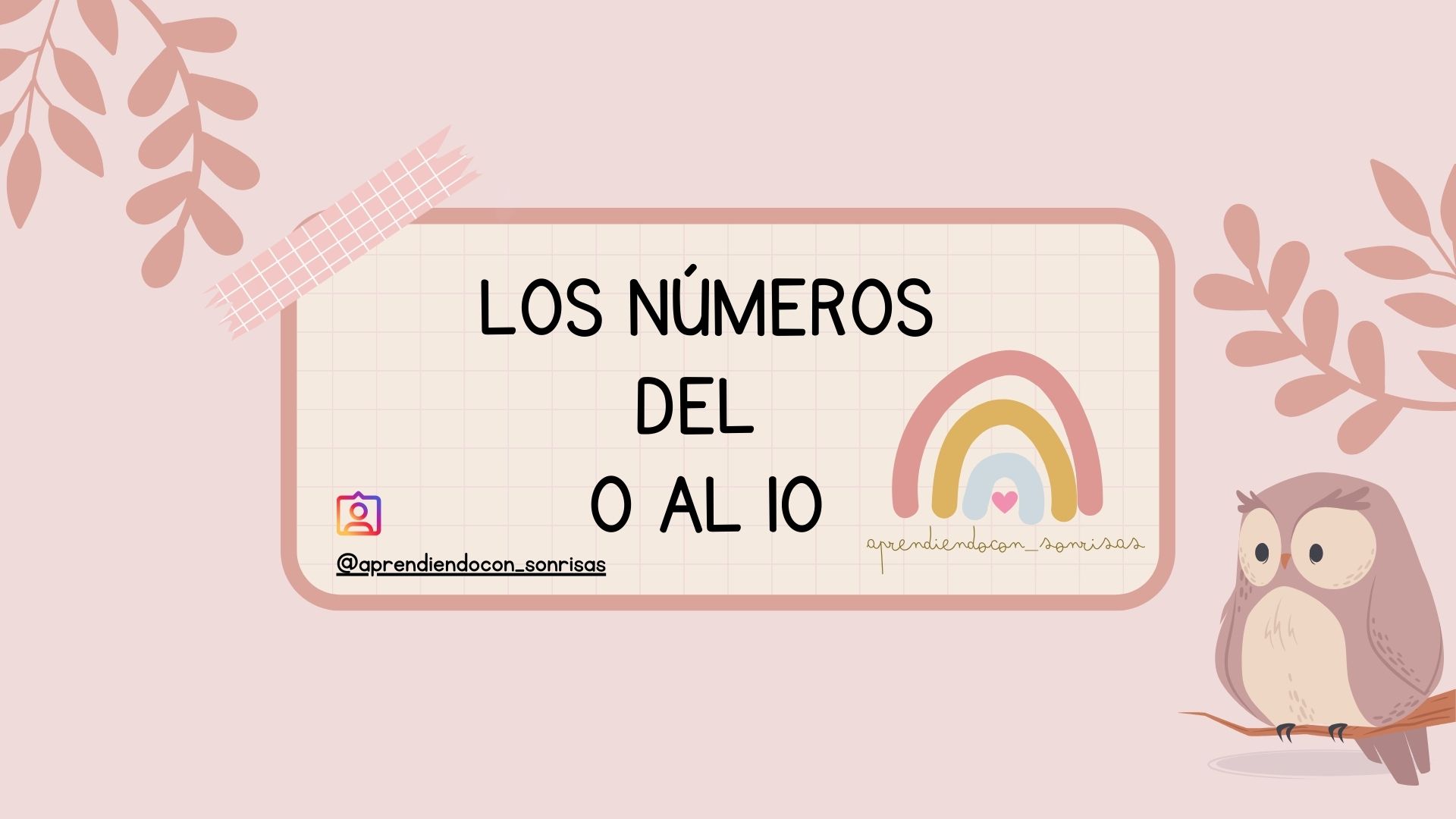 Los números del 0 al 10