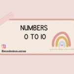 Numbers 0 to 10