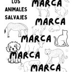 colorear animales salvajes y domésticos