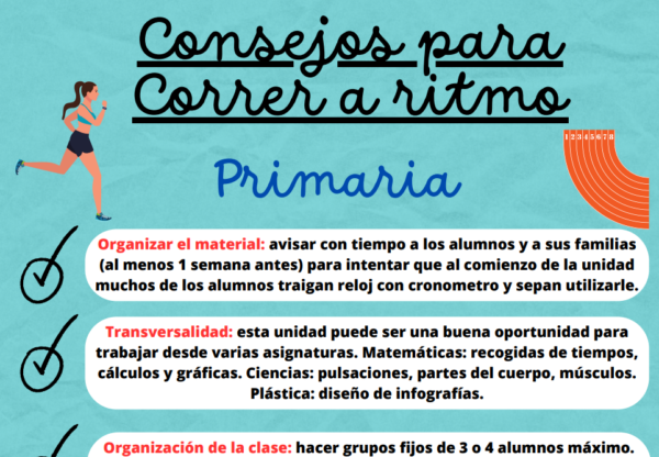 Situación aprendizaje APRENDER A CORRER A RITMO a partir de 4º de Primaria: sesiones con juegos, registros de carrera, pulsaciones, instrumentos de evaluación y mucho más. Todo editable. - Imagen 4