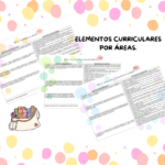 RELACIÓN DE ELEMENTOS CURRICULARES POR ÁREAS