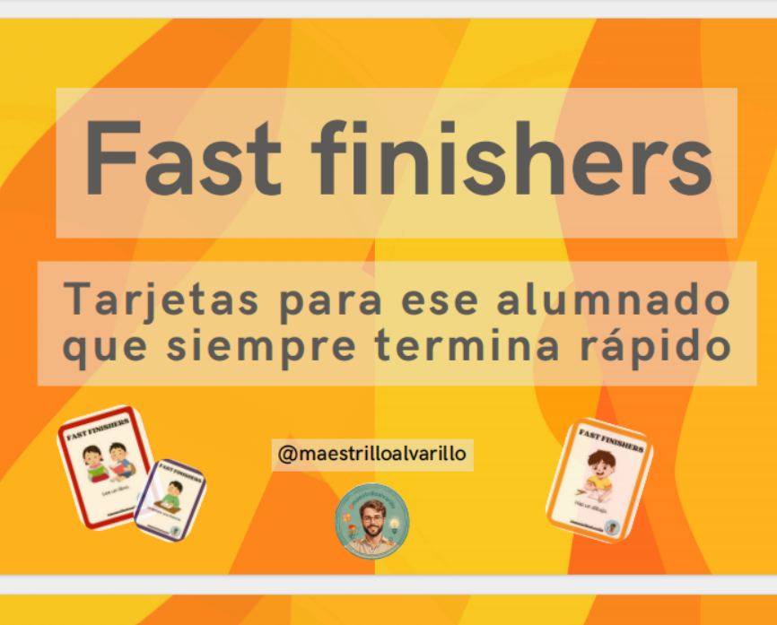 Tarjetas para Fast finishers/Alumnado que termina rápido