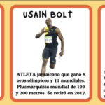 30 cartas deportistas rEFerentes masculinos y femeninos.