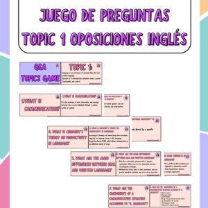 Q&A game topic 1 @oposinglescammadrid