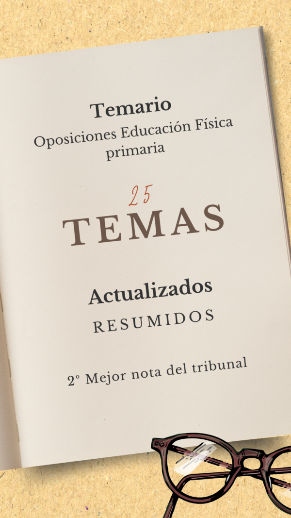 Temario oposiciones EF primaria