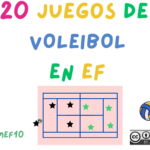 20 JUEGOS DE VOLEIBOL EN EDUCACIÓN FÍSICA