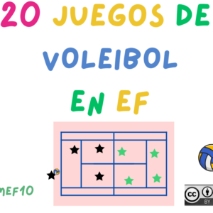 20 JUEGOS DE VOLEIBOL EN EDUCACIÓN FÍSICA
