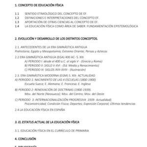 Tema 1. Oposiciones maestros Educación Física 2026. Adaptado a la Comunidad de Madrid