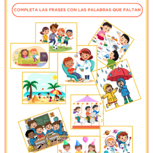 Comprensión: Completa los huecos