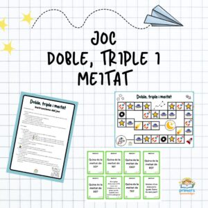 Joc doble, triple i meitat