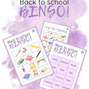 Bingo – Back to school