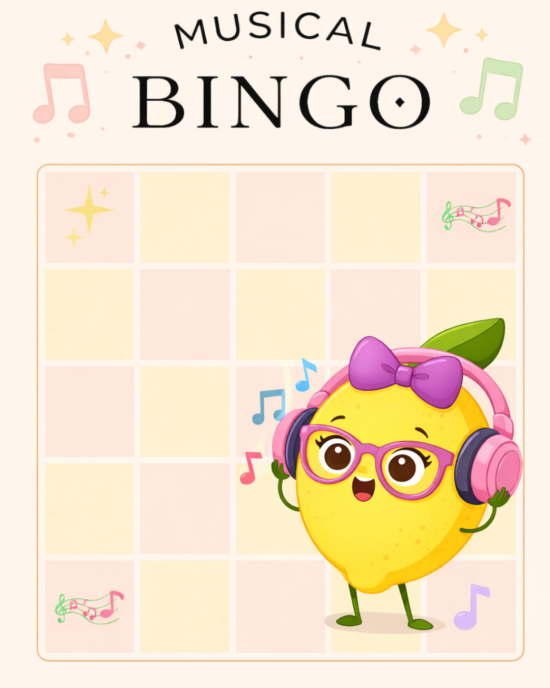 MUSICAL BINGO