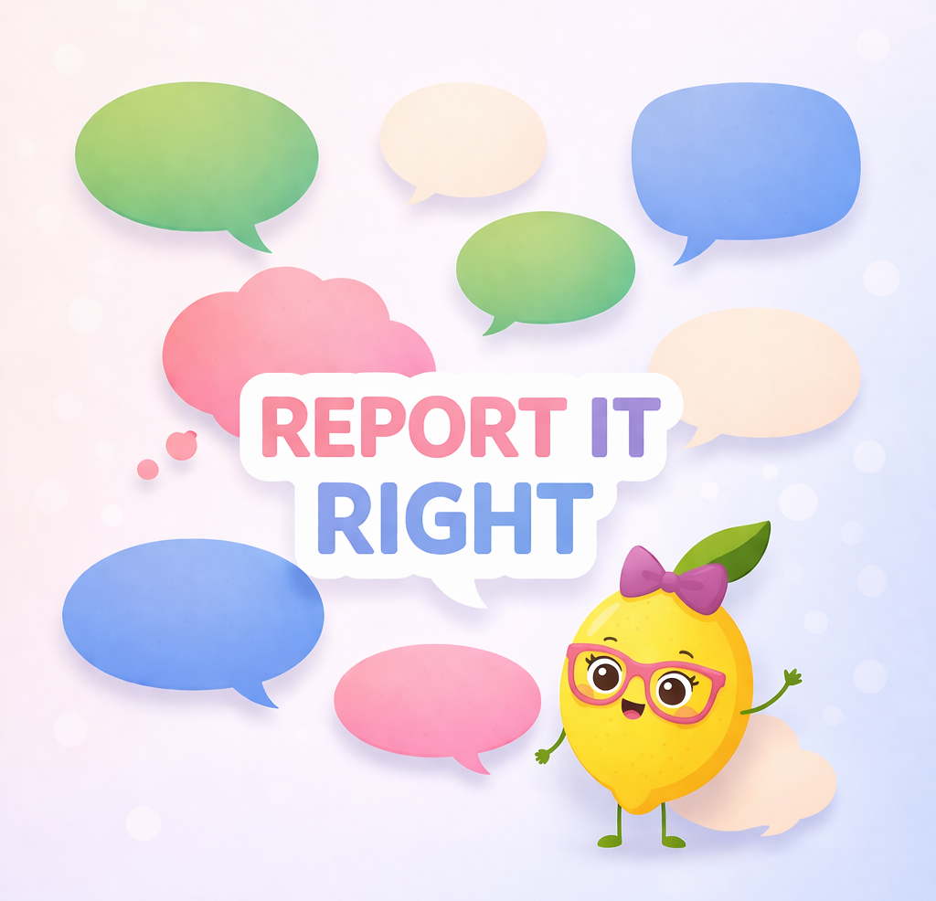REPORT IT RIGHT