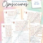 Oposiciones secundaria inglés: Topics 65-69