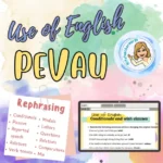 PEVAU: Use of English (rephrasing)