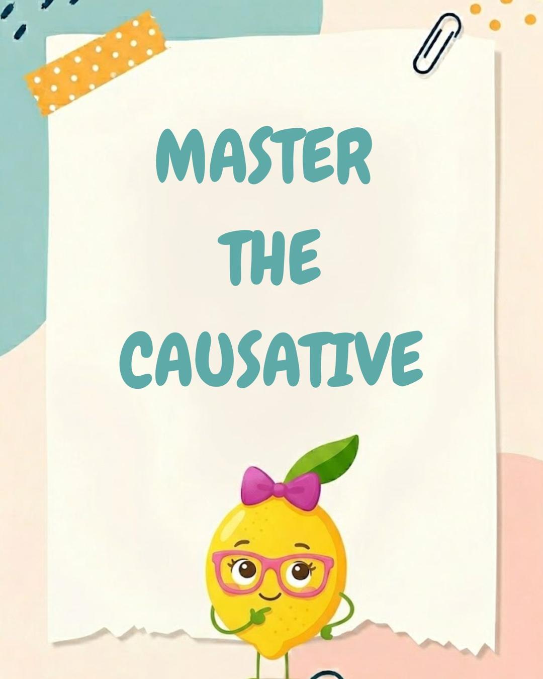 MASTER THE CAUSATIVE
