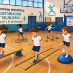 Situación de aprendizaje Coordinación y equilibrio 2º y 3º Primaria: sesiones, fichas e instrumentos de evaluación.