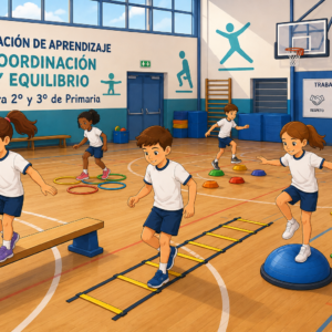 Situación de aprendizaje Coordinación y equilibrio 2º y 3º Primaria: sesiones, fichas e instrumentos de evaluación.