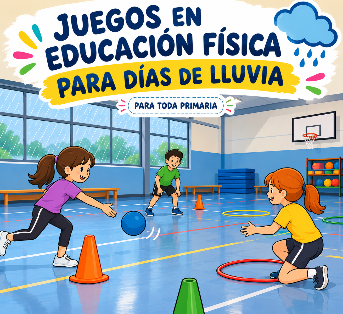 50 juegos EF días de lluvia en espacio reducido y para toda Primaria.