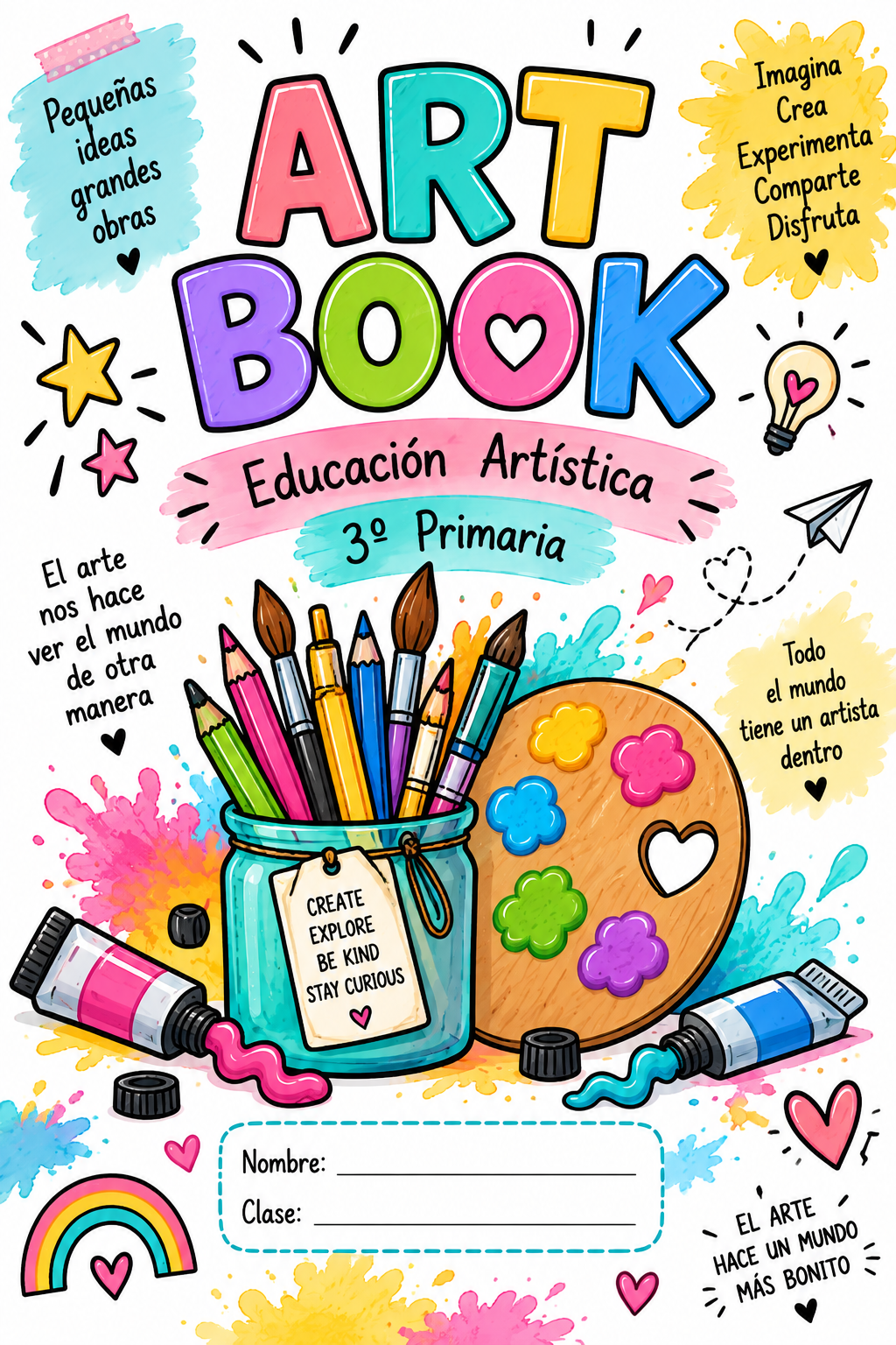 Artbook cuaderno para artística 3° de Primaria