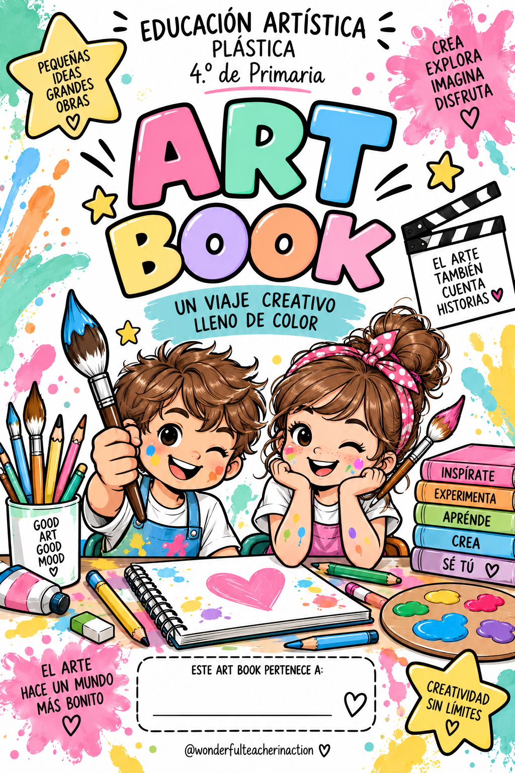 Artbook cuaderno para artística 4° de Primaria