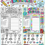 English welcome sheet