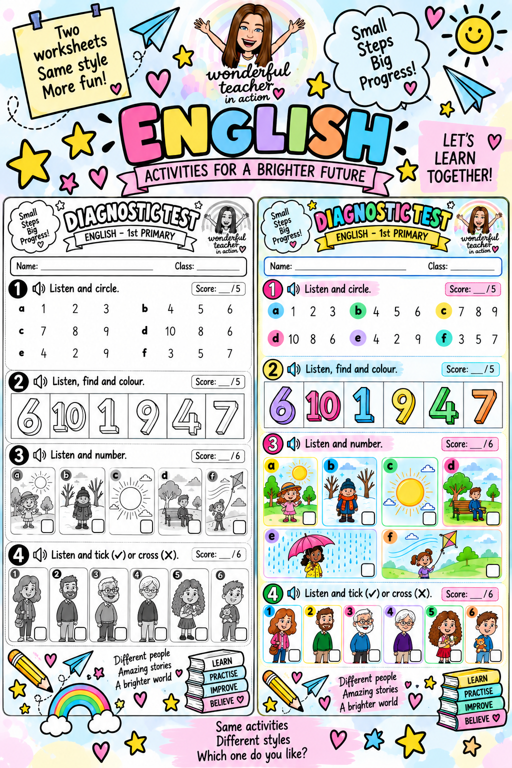 English diagnostic test 1st LEVEL