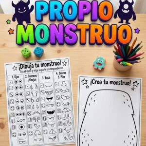Crea tu monstruo (Monster halloween)