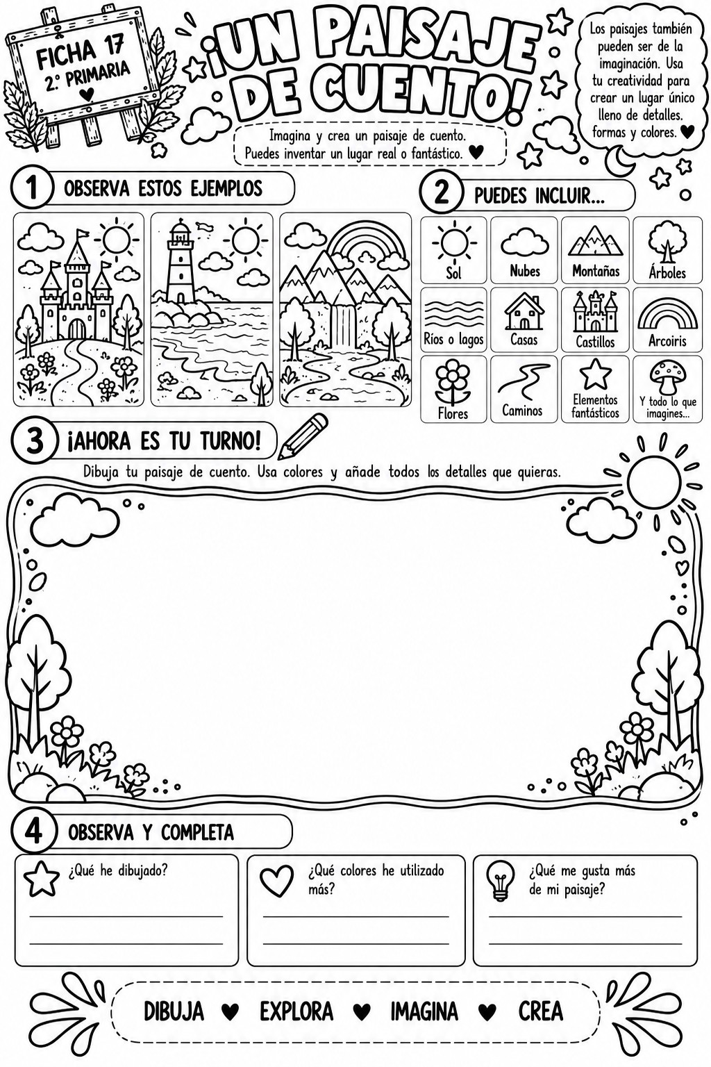 Artbook en blanco y negro 🎨✨ ¡NUEVO CUADERNO DE ARTÍSTICA PARA 2.º DE PRIMARIA! ✨🎨 - Imagen 4